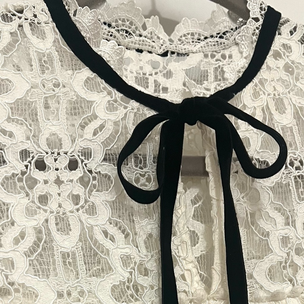 Temperley London Off White Lace Dress - Picture 8 of 15